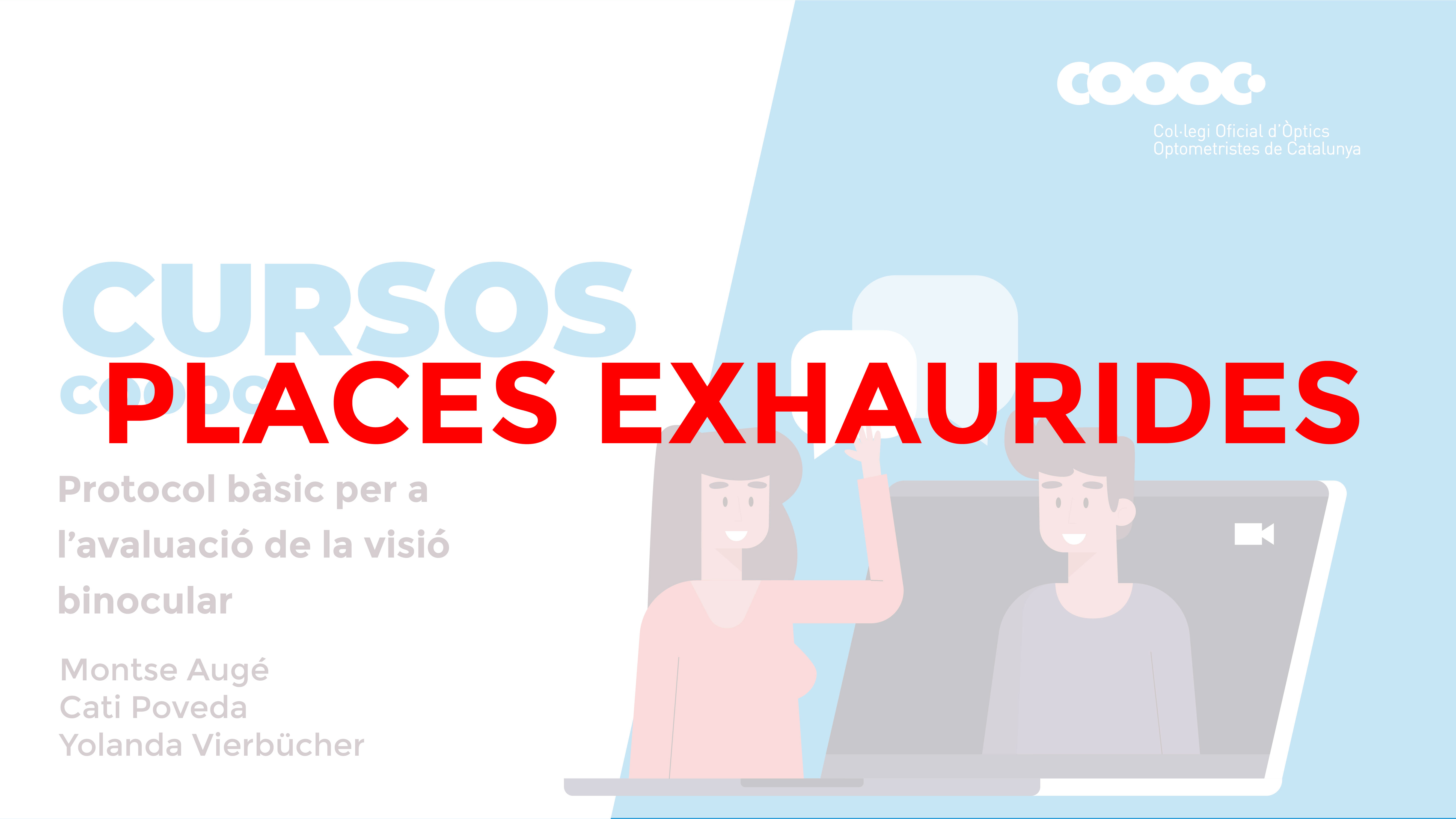 [PLACES EXHAURIDES] Curs Protocol bàsic per l’avaluació de la visió binocular